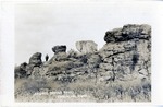 Postcard: Pawnee Indian Rocks, Concordia, Kansas