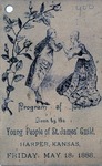 Postcard: Program of Ball Given by the Young People of St. James' Guild