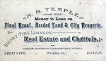 Postcard: R. B. Temple Notary Public
