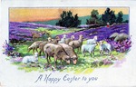 Postcard: A Happy Easter to You, Postmarked Grigsby, Kansas