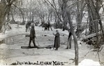 Postcard: Packing Ice at Latham Kansas