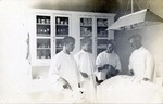 Postcard: Operating Room with Four Men and One Patient