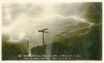 Postcard: 824 Electrical Storm. June 6th, 1909, at Miltonvale, Kansas