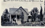 Postcard: East View Cabin Home, Lucas, Kansas S. P. Dinsmoor Property