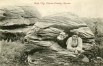 Postcard: Rock City, Ottawa County, Kansas