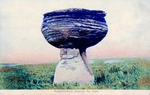 Postcard: Mushroom Rock, Ellsworth County, Kansas