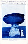 Postcard: Mushroom Rock, Thirty Feet High, Ellsworth, Kansas