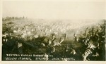 Postcard: Western Kansas Rabbit Drive, 
