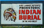 Postcard: Visit Largest Authentic Prehistoric Indian Burial in the Mid-West