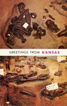 Postcard: Greetings From Kansas Color Text