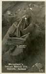 Postcard:Whiteford's Indian Burial Pit, Salina, Kansas, 
