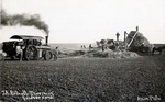 Postcard: J.A. Rotroff Threshing Geneseo Kansas