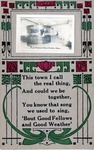 Postcard: First National Bank, Beattie, Kansas
