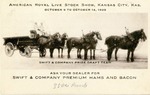 Postcard: American Royal Live Stock Show, Kansas City, Kansas