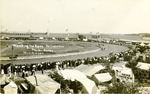 Postcard: Watching the Races, Kansas State Fair