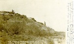 Postcard: The Noted Pawnee Rock, Kansas. Looking North East Down the Santa Fe Trail