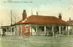 Postcard: Old Officers Quarters, Fort Harker, Kansas