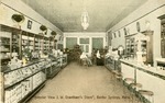 Postcard: Interior View J.W. Grantham's Store, Baxter Springs, Kansas
