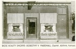 Postcard: Rose Beauty Shop -- Dorothy V. Marhall, Owner, Abilene, Kansas