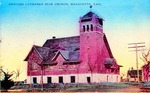 Postcard: Swedish Lutheran Elim Church, Marquette, Kansas