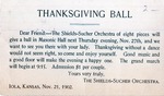 Postcard: Thanksgiving Ball