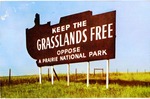 Postcard: Keep the Grasslands Free, Oppose A Prairie National Park
