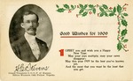 Postcard: Good Wishes for 1909