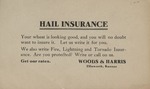 Postcard: Hail Insurance Advertisement