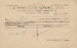 Postcard: Inter-State National Bank, Kansas City, Kansas