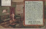 Postcard: Duff and Son, House Furnishers, Newton, Kansas, Living Room