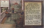 Postcard: R. W. Motes Advertisement, Midsummer Comforts!