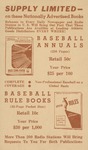 Postcard: National Baseball Congress Advertisement, Wichita, Kansas