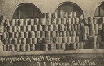 Postcard: Springstock of Wall Paper, A. J. Johnson, Sabetha