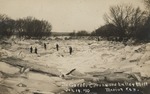 Postcard: Ice Gorge, Cottonwood Valley Mill. Jan. 14, '10 Marion, Kansas