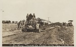 Postcard: Building Thomas County Roads. Colby, Kansas. 4-13-'26