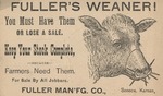 Postcard: Fuller Manufacturing Company Advertisement
