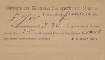 Postcard: Office of Kansas Protective Union