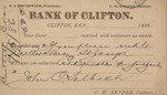 Postcard: Bank of Clifton