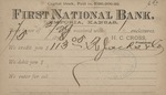 Postcard: First National Bank, Emporia, Kansas