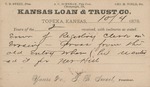 Postcard: Kansas Loan & Trust Company