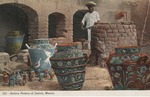 Postcard: Native Potter at a Kiln