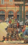Postcard: Painting of Mexican Market Place