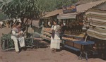 Postcard: Mexican Market Outside