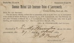 Postcard: Diocesan Mutual Life Insurance Union of Leavenworth