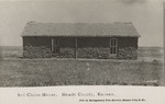Postcard: Sod Claim House. Meade County, Kansas