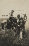 Postcard: Cowboy Trading with Indians - Sign Language