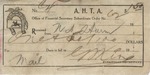 Postcard: Receipt for Paying A.H.T.A. Dues