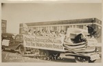 Postcard: Oakley Advertising Club Float. I.O.O.F. Celebration, Oakley, Kansas April 23, 1925