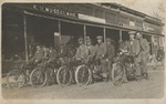 Postcard: Group of Men on Motorcycles