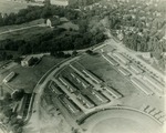 Aerial Photograph of Lewis Field Barracks.
